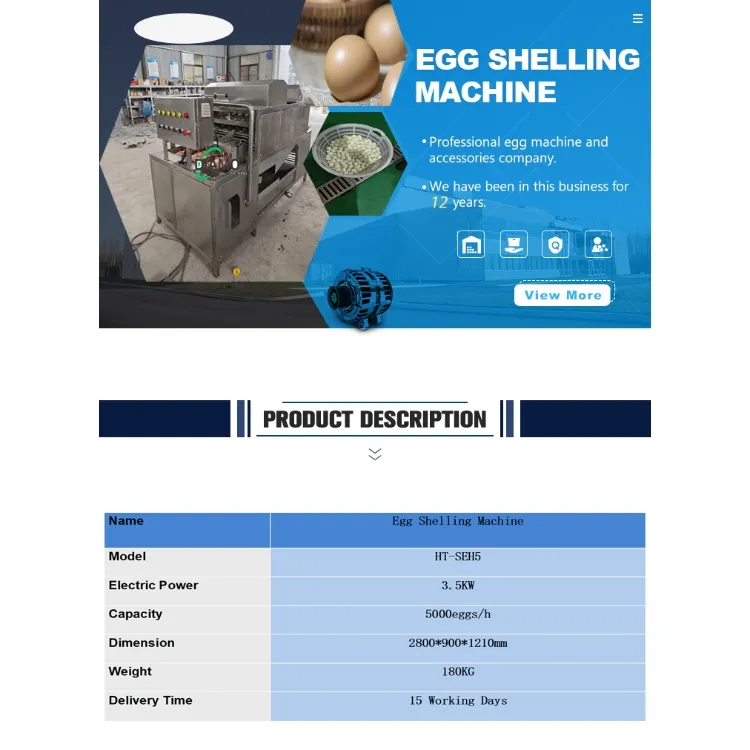 Boiled Egg Peeling Machine